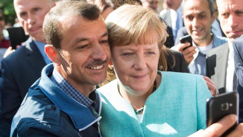 Asylstreit ist für Merkel ein Hochrisikospiel Selfie mit Merkel