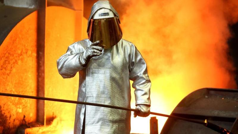 Bericht: Thyssenkrupp will Nachschlag bei Stahlfusion Stahlproduktion bei ThyssenKrupp