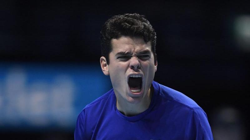 Tennisprofi Milos Raonic im Viertelfinale von Stuttgart Milos Raonic