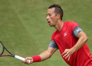 Tennisprofi Philipp Kohlschreiber hat beim Rasenturnier im westfälischen Ha... weiterlesen