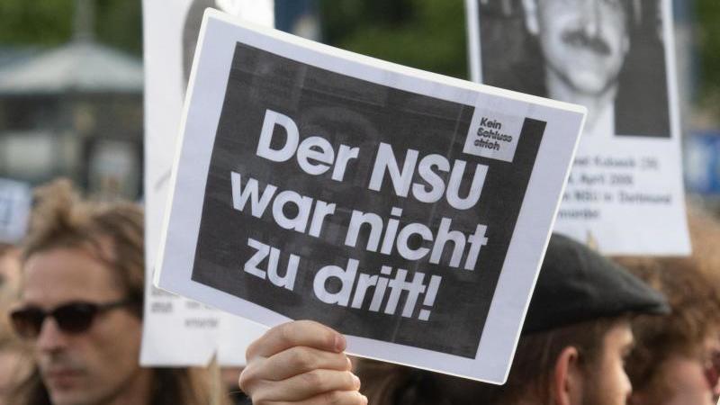 Nach NSU-Prozess: Linke Gruppen demonstrieren in Berlin Proteste nach dem Urteil im NSU-Prozess