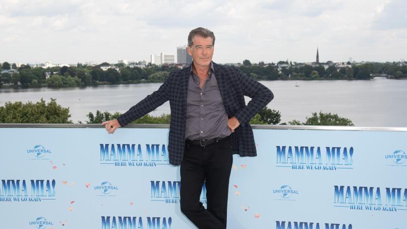 "Mamma Mia!": Hollywoodstars Brosnan und Seyfried in Hamburg Pierce Brosnan