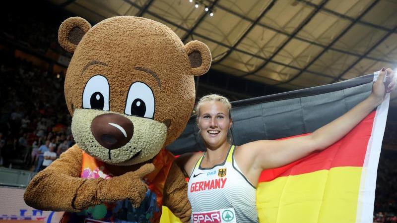 Speerwerferin Hussong mit Schock-Wurf zum EM-Titel Christin Hussong