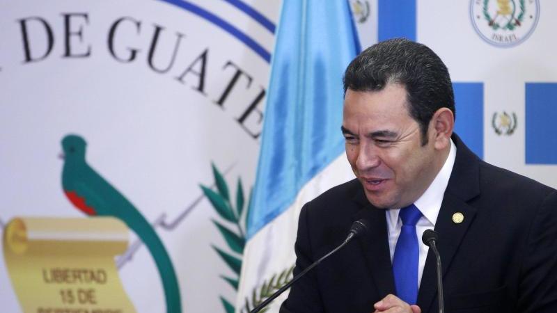 Guatemalas Präsidenten Morales droht erneut Strafverfahren Jimmy Morales
