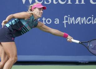 Wimbledonsiegerin Angelique Kerber hat beim Hartplatz-Tennisturnier in Cinc... weiterlesen