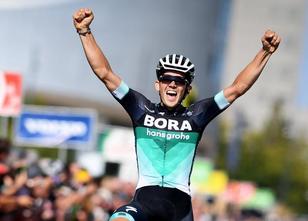 Der österreichische Radprofi Gregor Mühlberger vom deutschen Team Bora-hans... weiterlesen