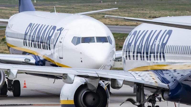 Entscheidung über Streik bei Ryanair am Donnerstag Flugzeuge der Airline Ryanair