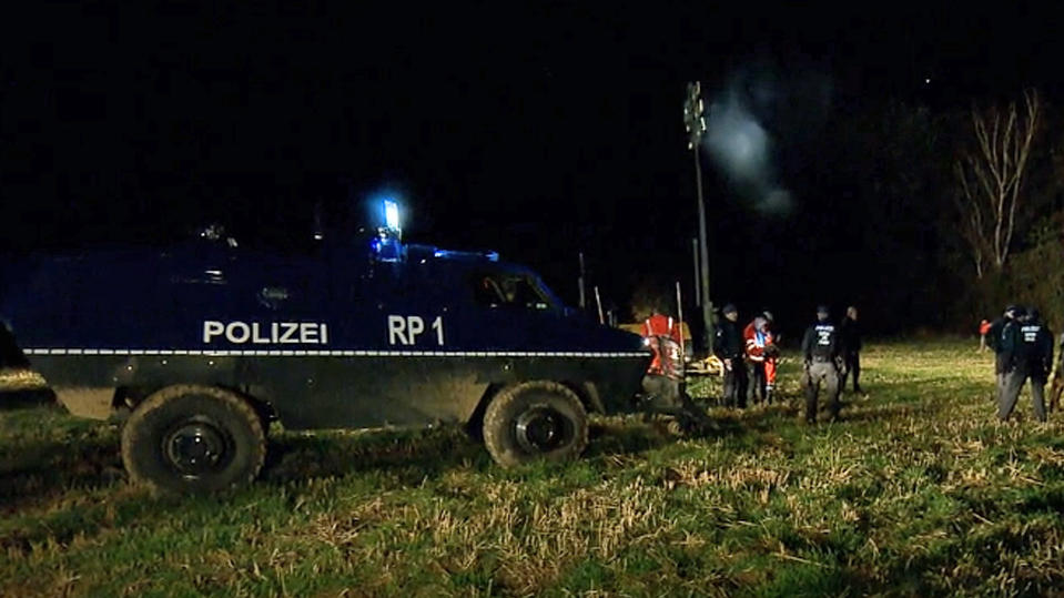 Polizeieinsatz im Hambacher Forst