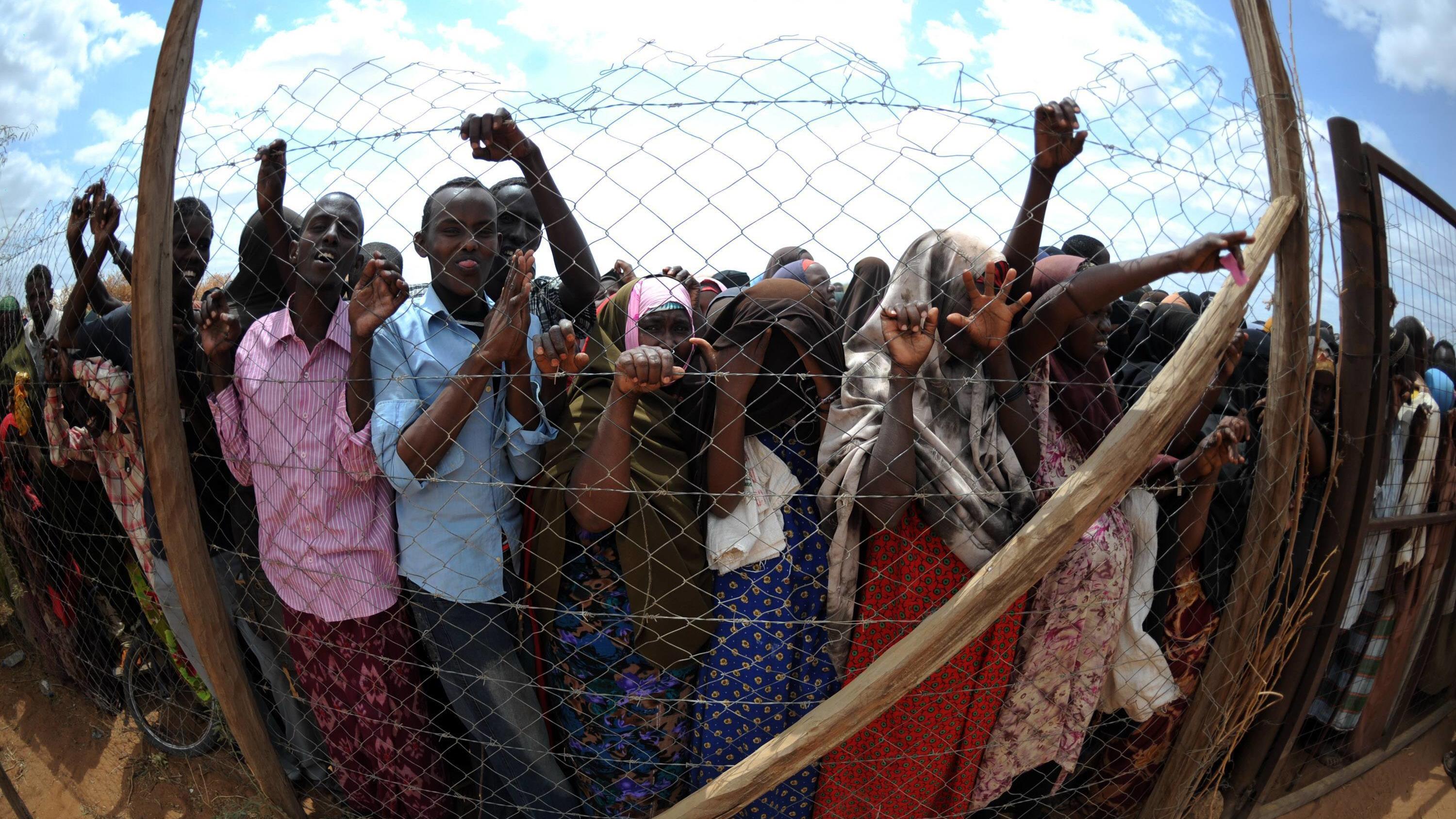 Welthunger-Index 2018: Der Kampf gegen den Hunger bleibt aussichtlos Flüchtlinge in einem Lager in Somalia