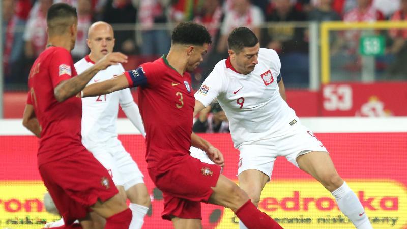 Polen patzt bei Lewandowski-Jubiläum: 2:3 gegen Portugal Polen - Portugal