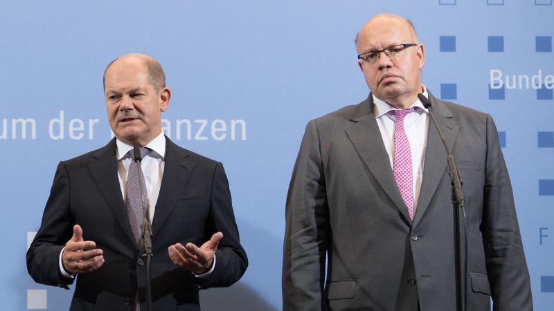 Scholz lehnt Altmaier-Plan für Milliardenentlastung ab Olaf Scholz und Peter Altmaier