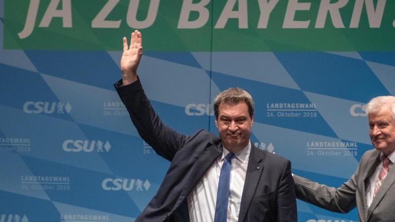 Söder: Programm der Grünen nicht koalitionsfähig Landtagswahl in Bayern