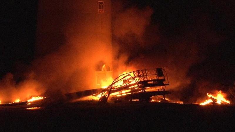 Millionenschaden bei Feuer in Windkraftanlage Windkraftanlage in Rhede