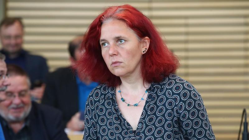 Vertreter von Rot-Rot-Grün verteidigen geplantes Schulgesetz Astrid Rothe-Beinlich (Grüne)