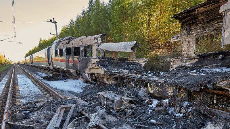 ICE brannte wegen technischen Defekts ICE ausgebrannt