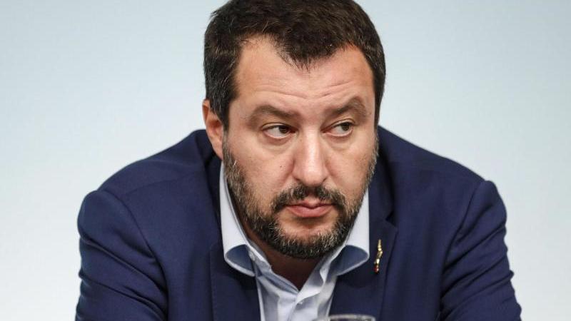 Protest aus Dresden gegen Italiens Innenminister Salvini Matteo Salvini