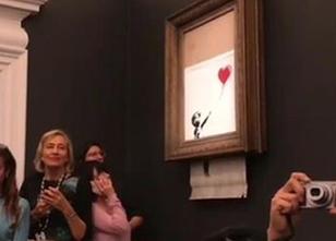Street-Art-Künstler Banksy wollte sein während einer Auktion in London teil... weiterlesen