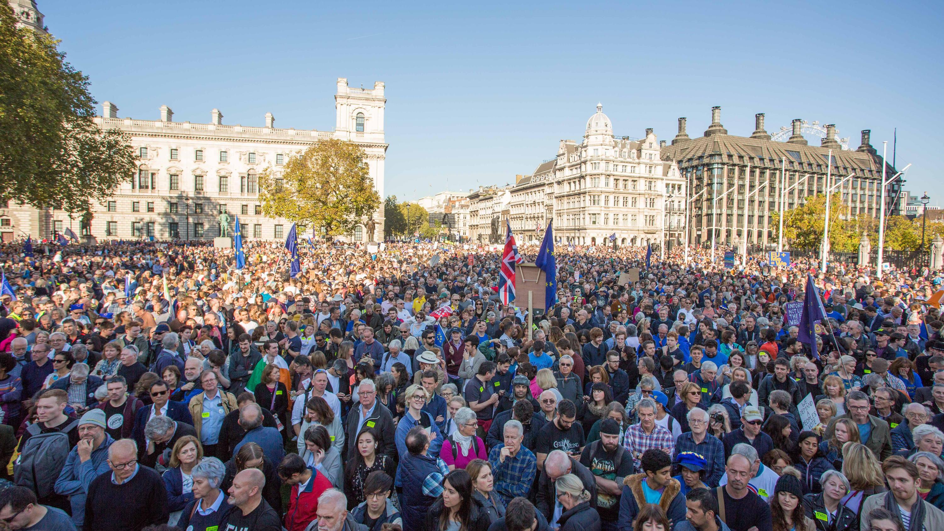 Exit vom Brexit: Mehr als 600.000 Briten demonstrieren für neues Referendum über EU-Austritt Demo für neues Brexit-Votum