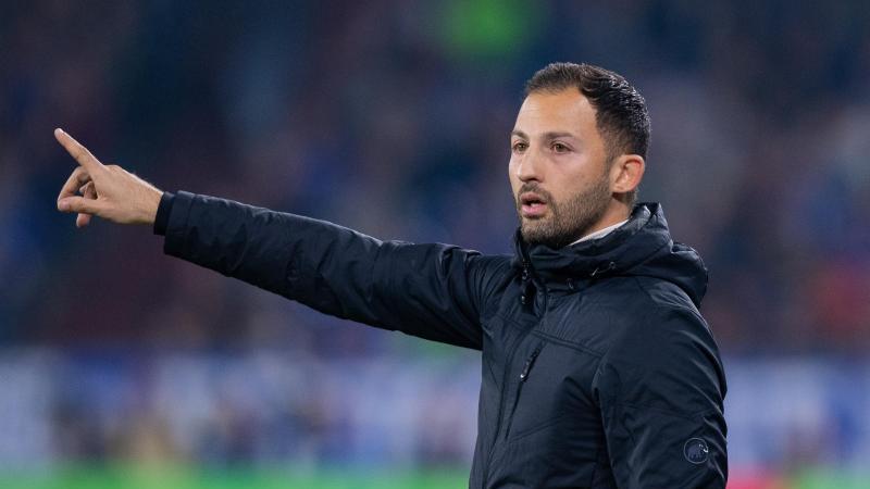 Schalke-Coach Tedesco gelassen: "Ausfälle kompensieren" Domenico Tedesco von FC Schalke 04