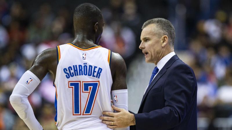 Schröder und Oklahoma City gewinnen siebtes Spiel in Folge Schröder und Oklahoma City gewinnen siebtes Spiel in Folge
