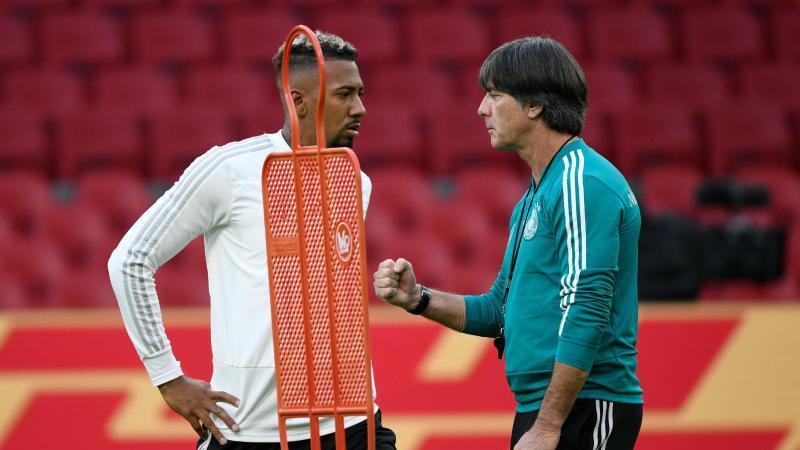 Nations League: Löw geht ohne Boateng ins Abstiegs-Duell Löw und Boateng