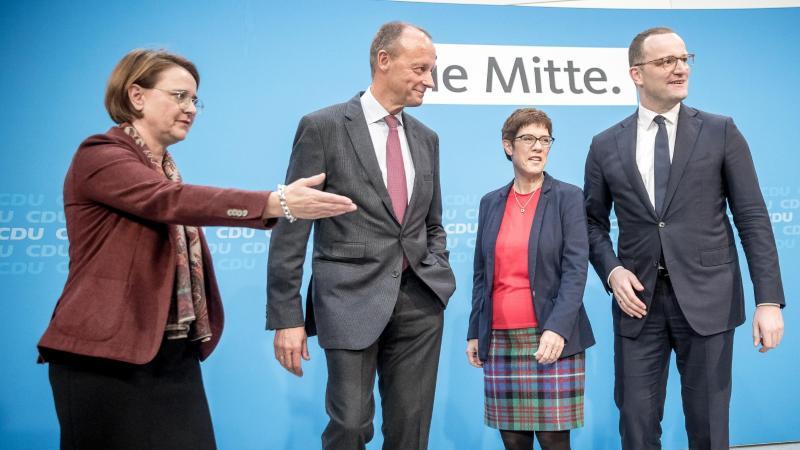 Kandidaten für CDU-Vorsitz betonen fairen Wettstreit Kandidaten