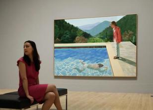 Ein Swimmingpool-Bild des britischen Malers David Hockney hat bei einer Auk... weiterlesen