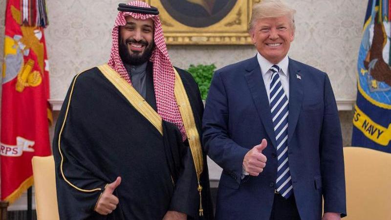 Trumps Unterstützung für den Kronprinzen Trump und bin Salman
