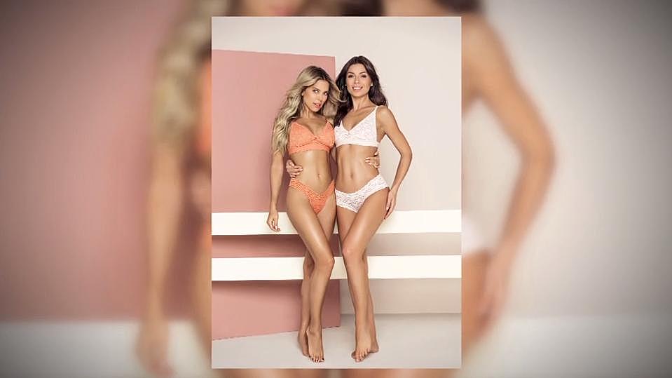 Sylvies Dessous Models: Sylvie Meis kürt Tahnee zu ihrer Dessous-Queen Sylvie und Tahnee shooten die neue Kampagne.