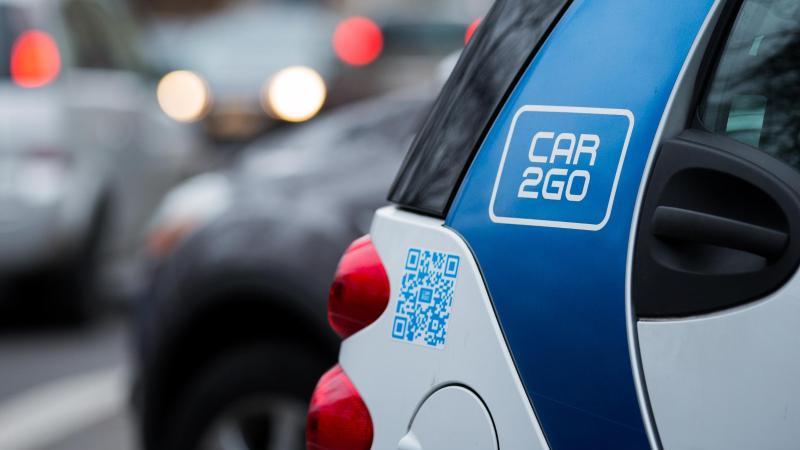 Carsharing-Fusion von BMW und Daimler verzögert sich Ein Smart des Carsharing-Unternehmens Car2go