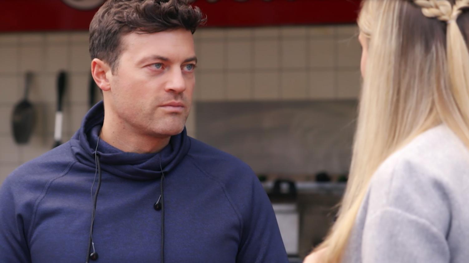 Die AWZ-Wochenvorschau ab dem 14. Januar 2019 AWZ: Ben spricht mit Emilia.