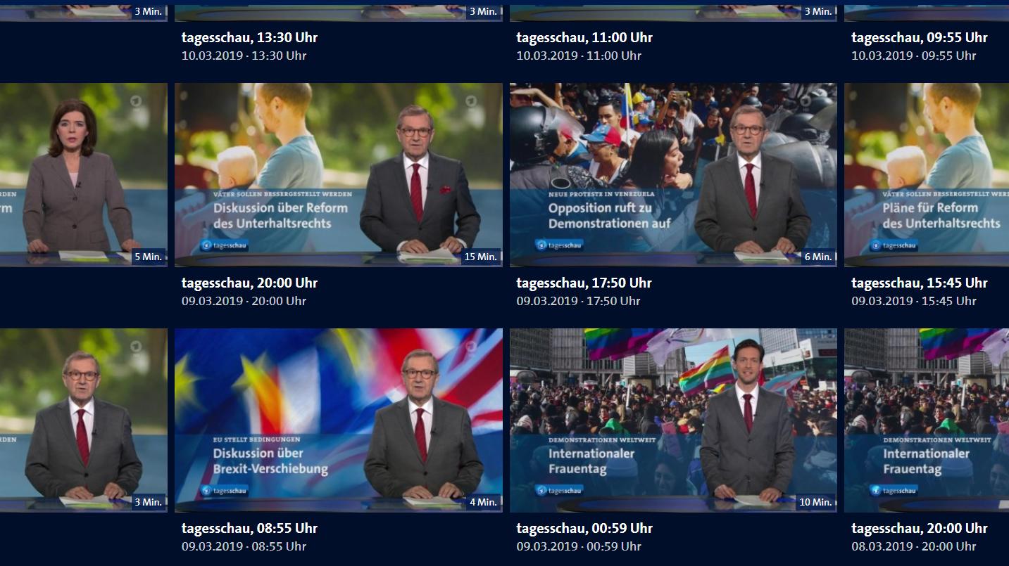 „Tagesschau"-Sprecher Jan Hofer: War eine verschleppte Grippe Grund für seinen Schwächeanfall? Ein Screenshot der ARD-Mediathek vom Tagesschau-Programm am Samstag, 9. März