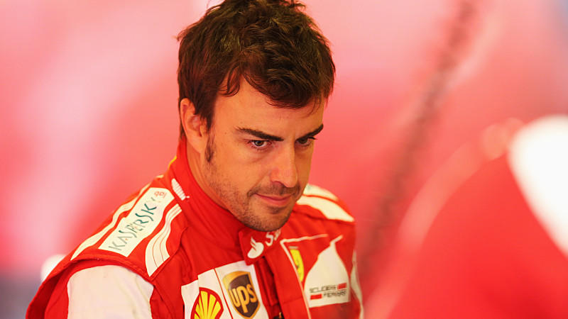 Alonso setzt erste Richtzeit in Barcelona Alonso setzt erste Richtzeit in Barcelona