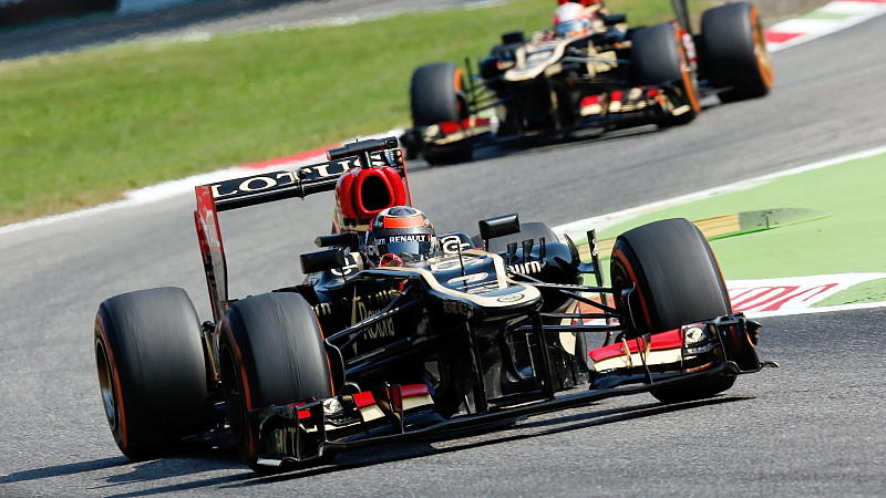 Italien-GP: Vettel in Monza eine Klasse für sich Räikkönen, Grosjean, Monza, Lotus