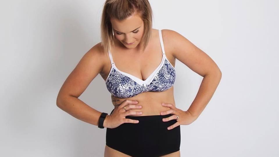 After-Baby-Body: Jede Mutter sollte auf ihren Körper stolz sein After-Baby-Body: Die Bloggerin Olivia White zeigt ihre neue Mami-Unterwäsche.