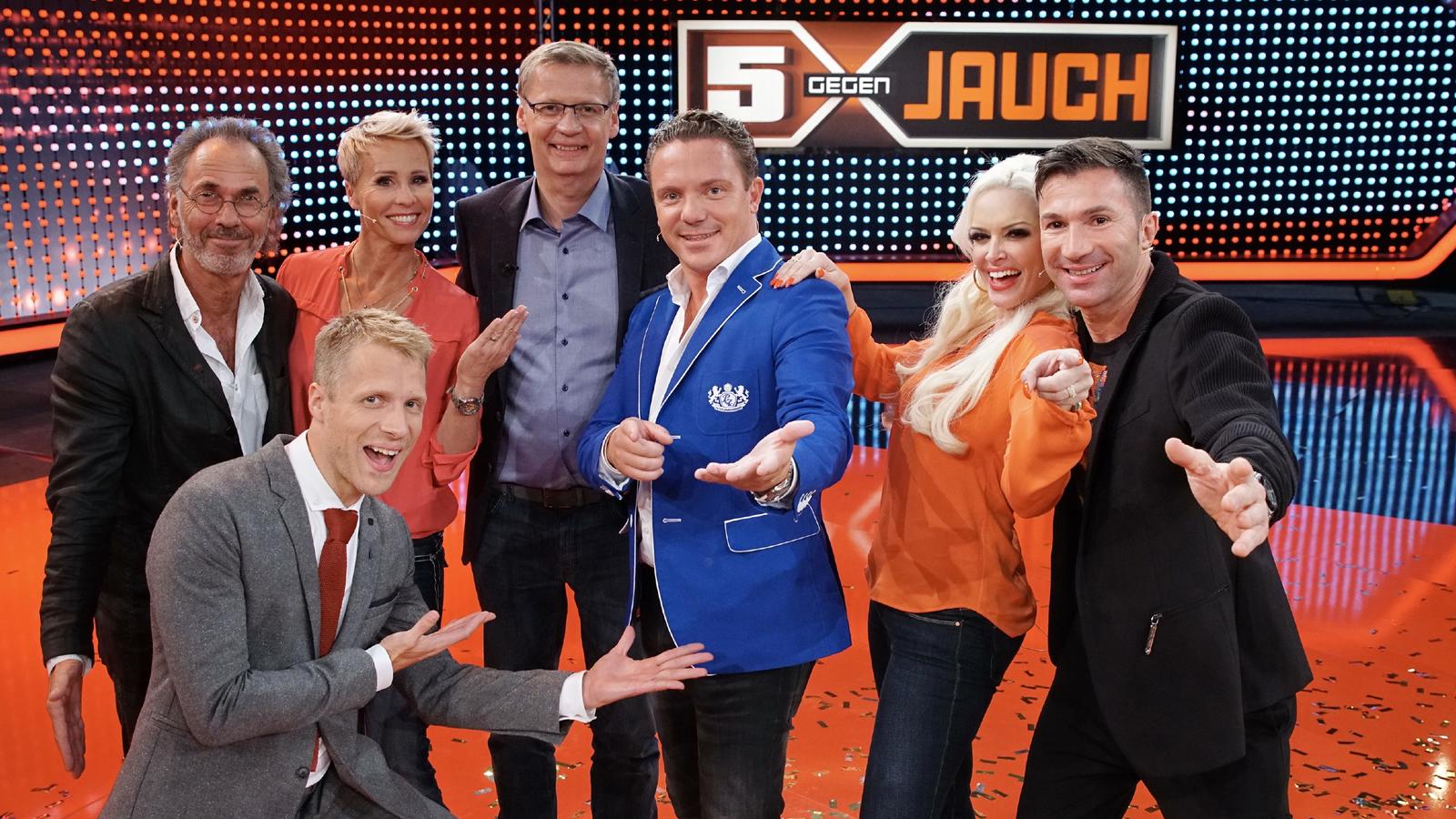 5 gegen Jauch: Günther Jauch will Revanche im Prominenten-Special Günther Jauch tritt als Quizkandidat gegen Hugo Egon Balder, Sonja Zietlow, Stefan Mross, Daniela Katzenberger und Lucas Cordalis an und will gewinnen.