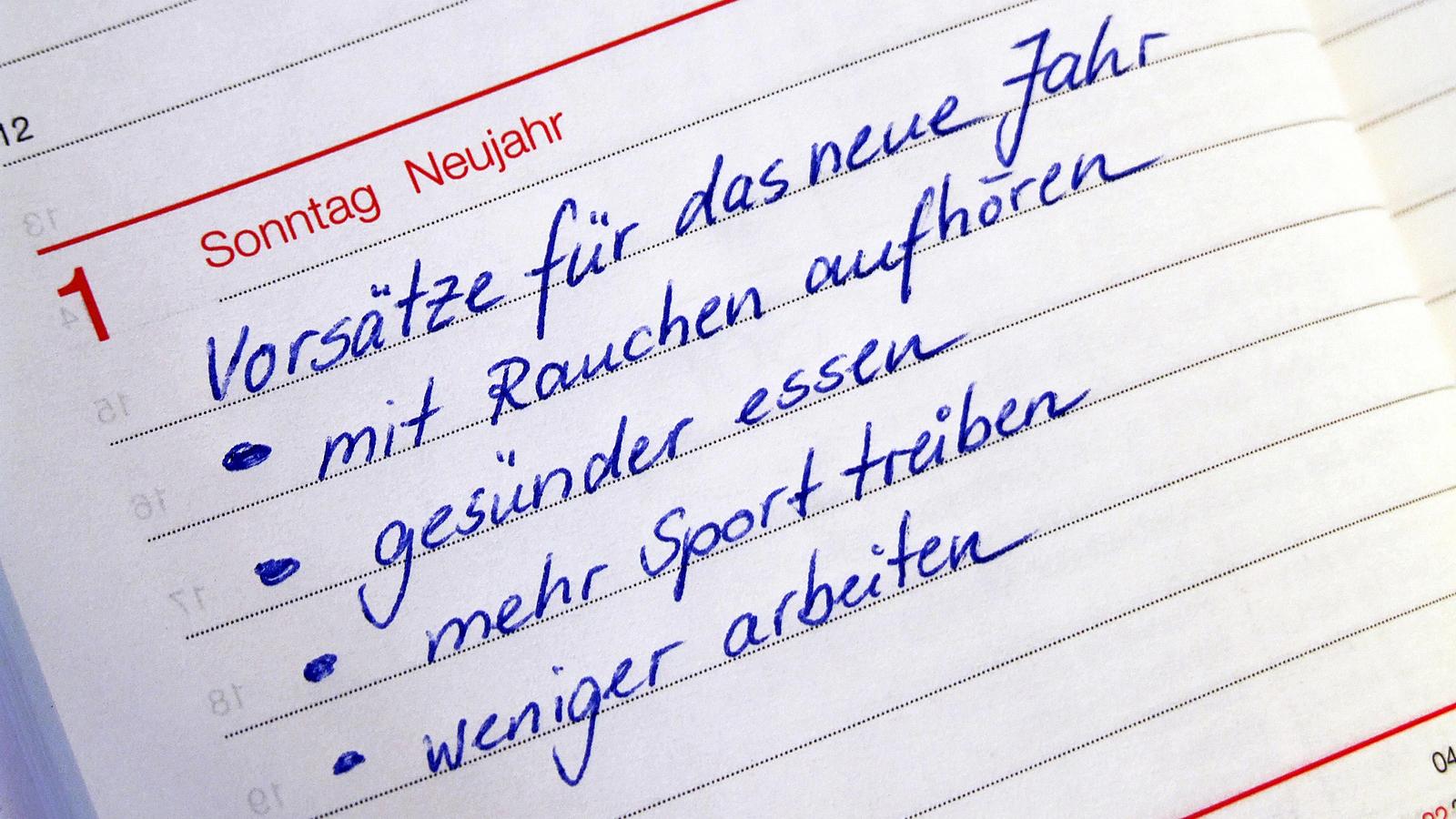 Gute Vorsätze für das Jahr 2018: Setzen Sie sich kleinere Ziele für mehr Erfolg So klappt es mit den guten Vorsätzen.