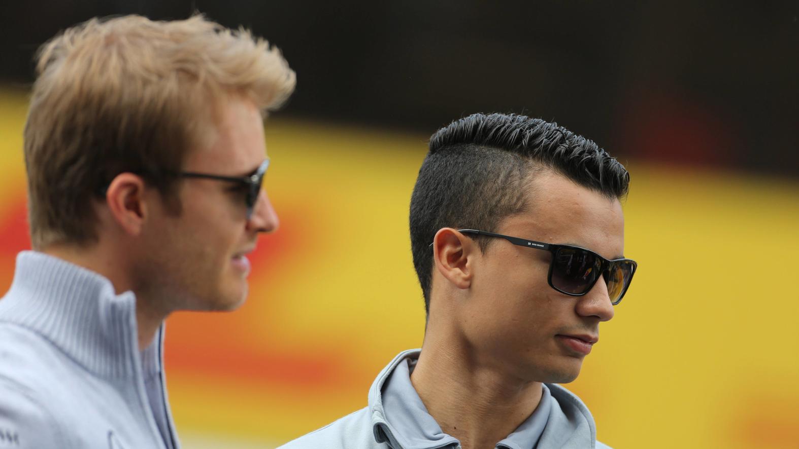 Fahrerwechsel in der Formel 1: Pascal Wehrlein geht zu Sauber statt zu Mercedes Spanish Grand Prix, Barcelona 12 - 15 May 2016 15.05.2016 - Nico Rosberg (GER) Mercedes AMG F1 W07 Hybrid and Pascal Wehrlein (GER) Manor Racing MRT05 PUBLICATIONxNOTxINxUKSpanish Grand Prix Barcelona 12 15 May 2016 15 05 2016 Nico Rosberg ger Merced