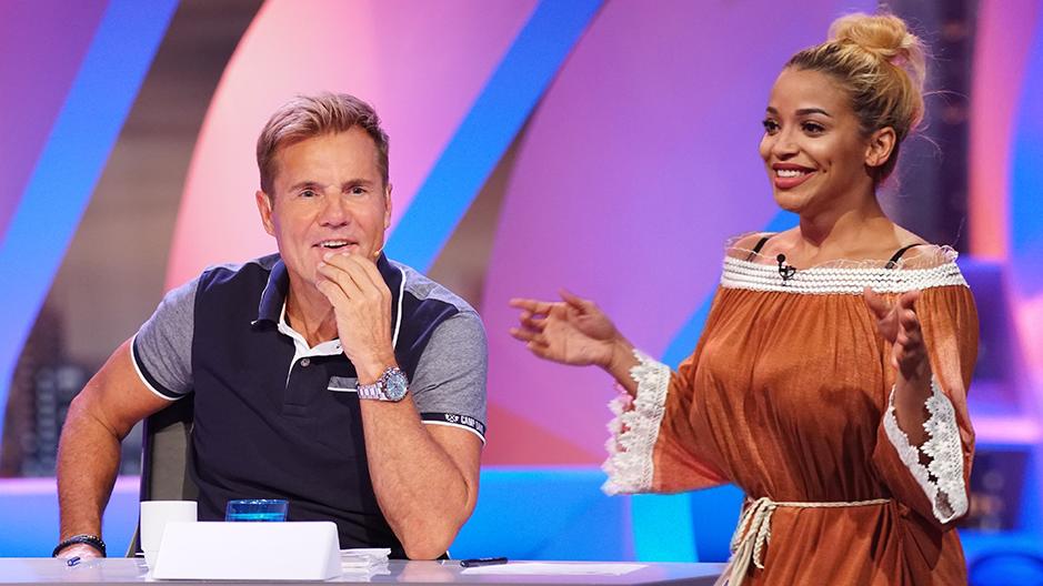 DSDS 2017: Perla Ramirez verdreht Dieter Bohlen den Kopf DSDS-Juror Dieter Bohlen und DSDS-Kandidatin Perla Ramirez.