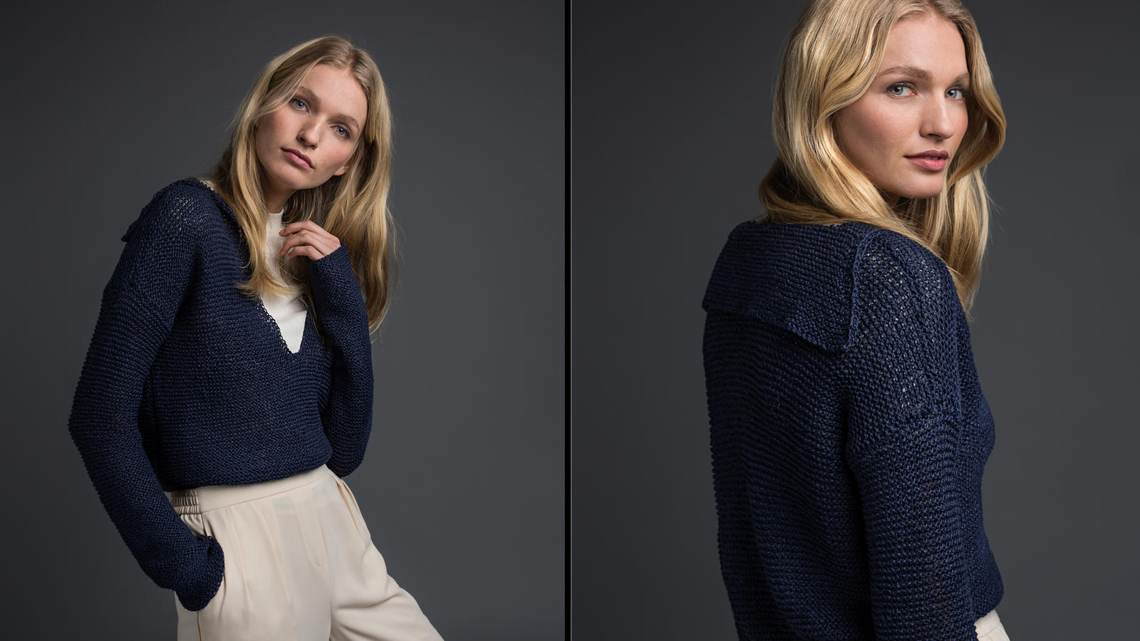 Die Stricktrends für das Frühjahr 2017 Matrosen-Pullover