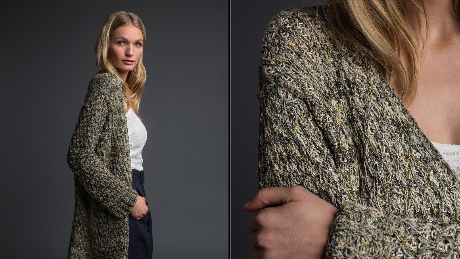 Die Stricktrends für das Frühjahr 2017 Strickjacke