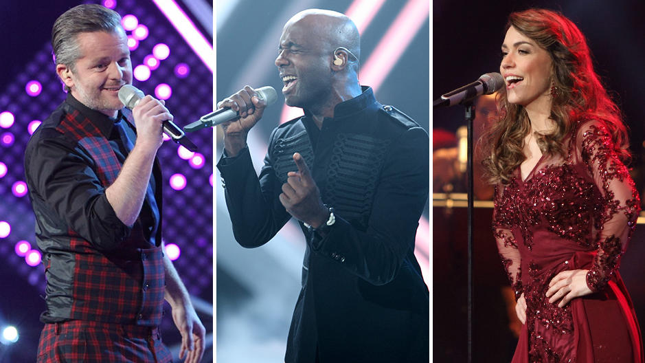 IT TAKES 2: Diese Songs singen die Promis in der vierten Show André Dietz, Dave Davis und Annett Möller.