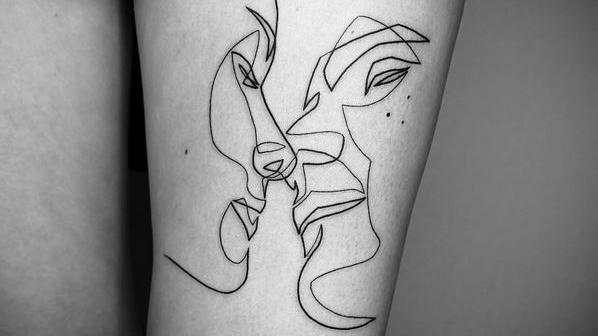 So schön sind Singleline Tattoos