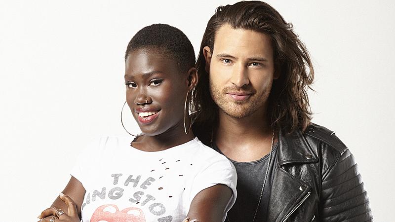 Dance Dance Dance 2017: Marc Eggers und Aminata Sanogo scheiden im Halbfinale aus Die Models Aminata Sanogo und Marc Eggers.