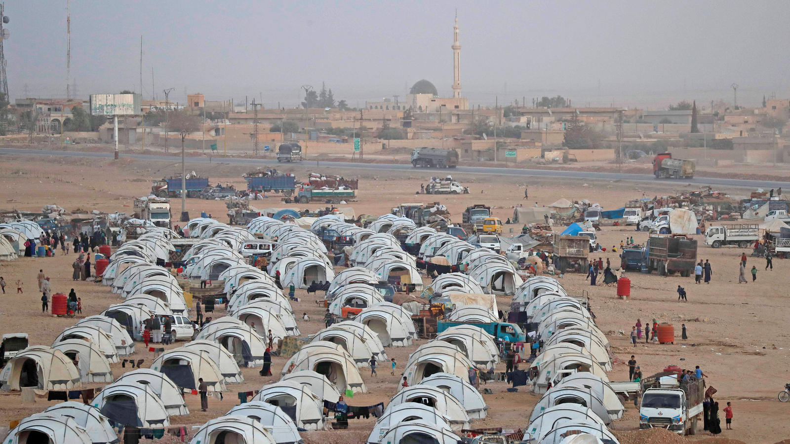 Syrien: Rotes Kreuz beklagt Anstieg der Gewalt gegen die Zivilbevölkerung Flüchtlingscamp in Syrien.