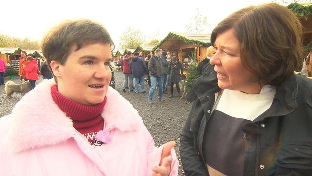 Schwiegertochter gesucht: Beate ist wieder bereit für die Männerwelt Vera Int-Veen trifft Beate auf dem Hunde-Weihnachtsmarkt.