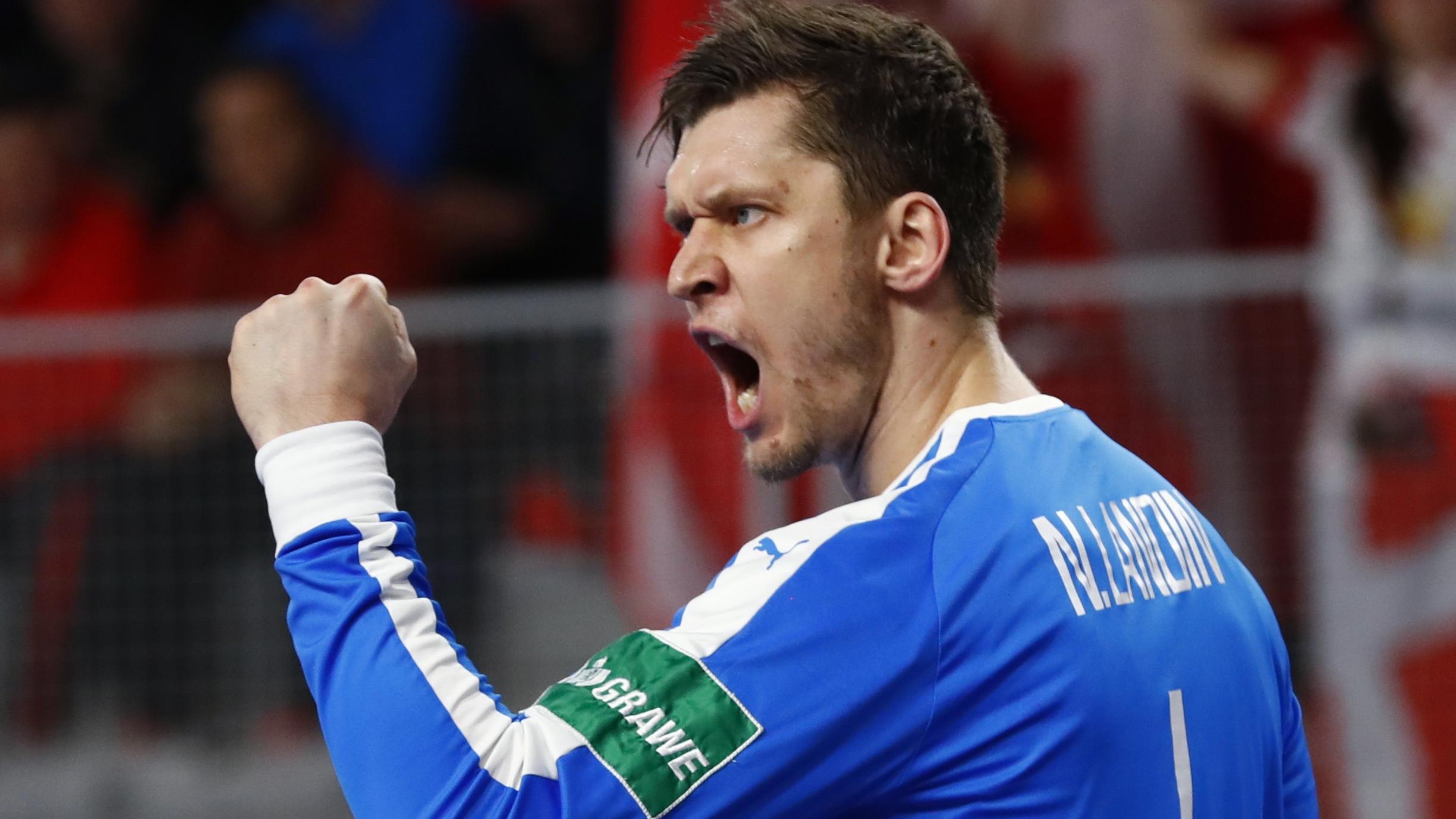 EM-Aus droht: Deutschland verliert Krimi gegen Dänemark Handball - Men's EHF European Handball Championship - main round Group II - Germany v Denmark - Arena Varazdin, Varazdin, Croatia - January 21, 2018. Goalkeeper Niklas Landin Jacobsen of Denmark reacts. REUTERS/Antonio Bronic
