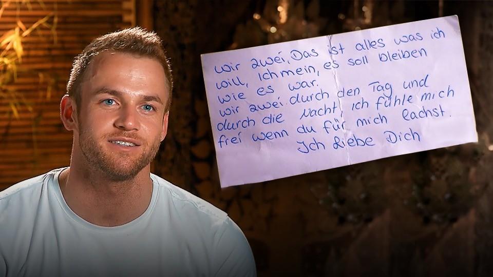 Bachelor in Paradise 2018: Liebesbrief für Philipp! Welche Lady gesteht ihm hier ihre Liebe? Ein Liebesbrief für Philipp Stehler. Aber wer hat ihn geschrieben?