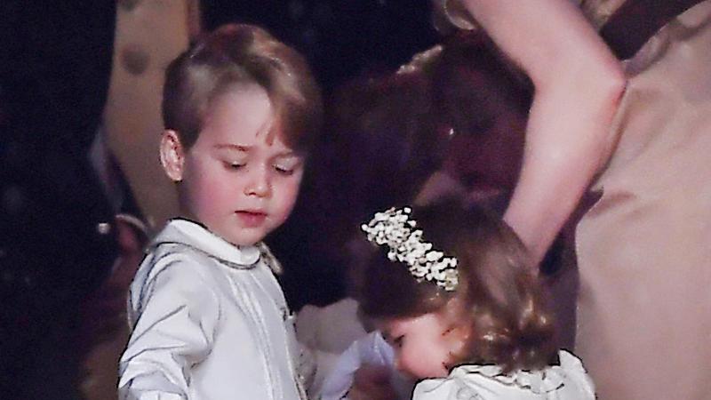 Charlotte und George sind Blumenkinder bei royaler Hochzeit Prinz George und Prinzessin Charlotte
