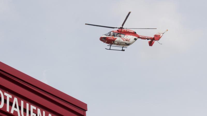 40-Jährige verletzt sich schwer bei Kletterunfall Rettungshubschrauber